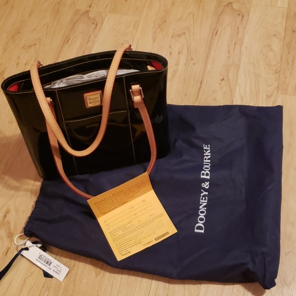 Dooney & Bourke Handbags - Dooney & Bourke Black Small Lexington Shopper